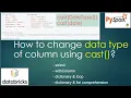233 How to change data type of column using cast PART 233