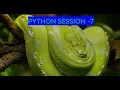 Python Training Session 7