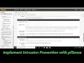 6 1 12 Implement Intrusion Prevention with pfSense TestOut Lab only for learning purpose