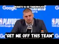 Nikola Jokic REQUESTS TRADE after BLOWOUT loss - Post Game Interview