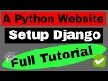 Python Website - Setup Django Project using Virtual Environment