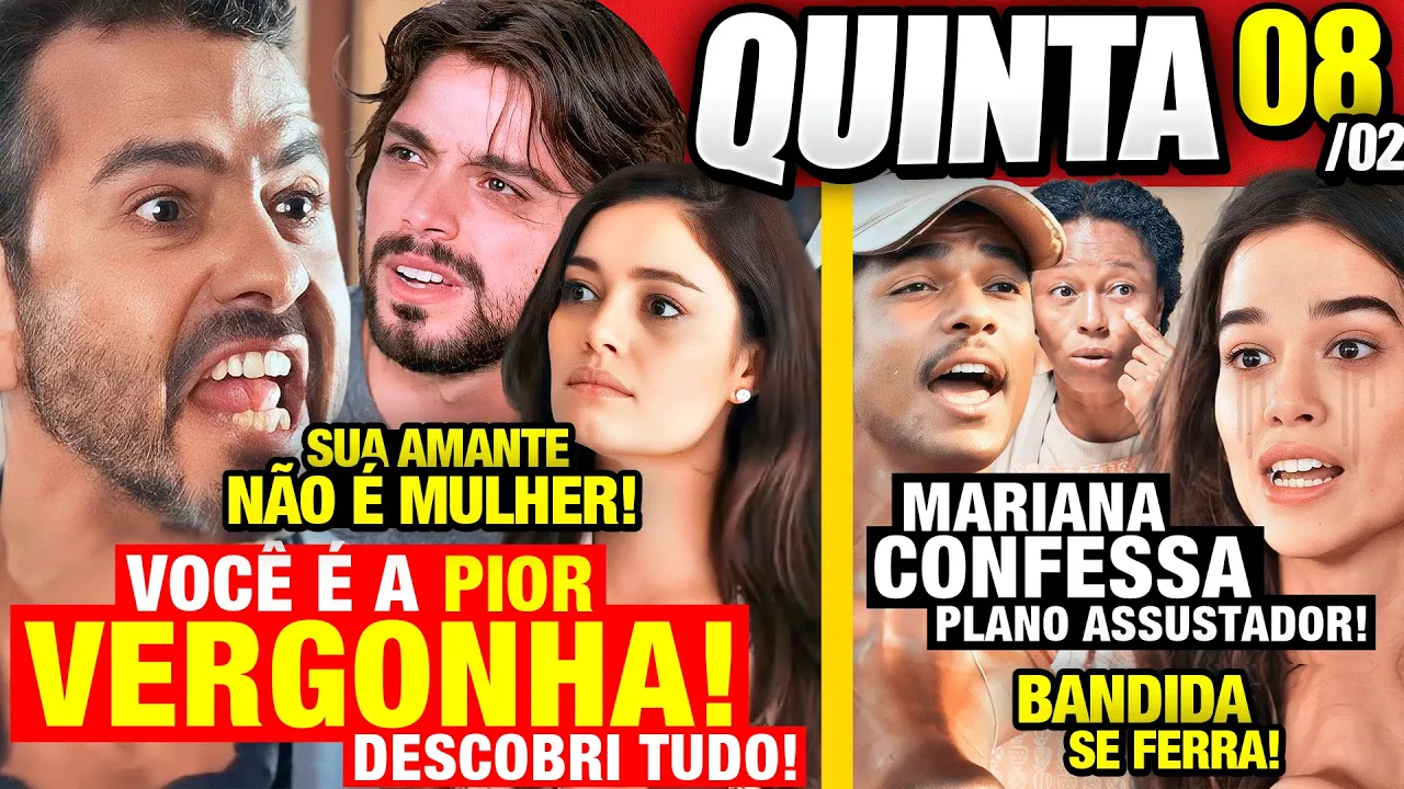 RENASCER - Capítulo de hoje 08/02 QUINTA - Resumo Completo da Novela Renascer Hoje 08/02/24