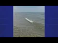 Clear water returns to Galveston Texas