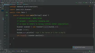 Dynamic Polymorphism java basics part 16 sohar university