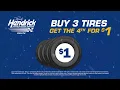 Buy 3 Tires and Get the 4th for a 1 at Rick Hendrick CDJR Duluth