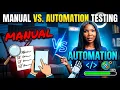 MANUAL TESTING VS AUTOMATION TESTING
