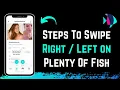 Plenty of Fish - How to Swipe Like Unlike Tutorial PoF Dating App