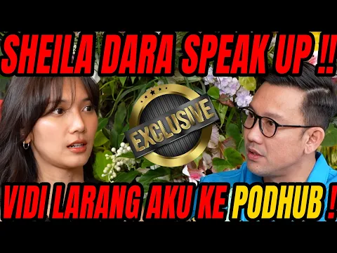 Video Thumbnail: GA NYANGKA, SHEILA DARA DILARANG DATANG KE PODHUB SAMA VIDI. ADA APA SIH ?