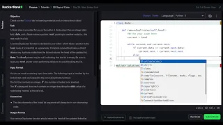 HackerRank Python 30 Days of Code - Day 24 More Linked Lists