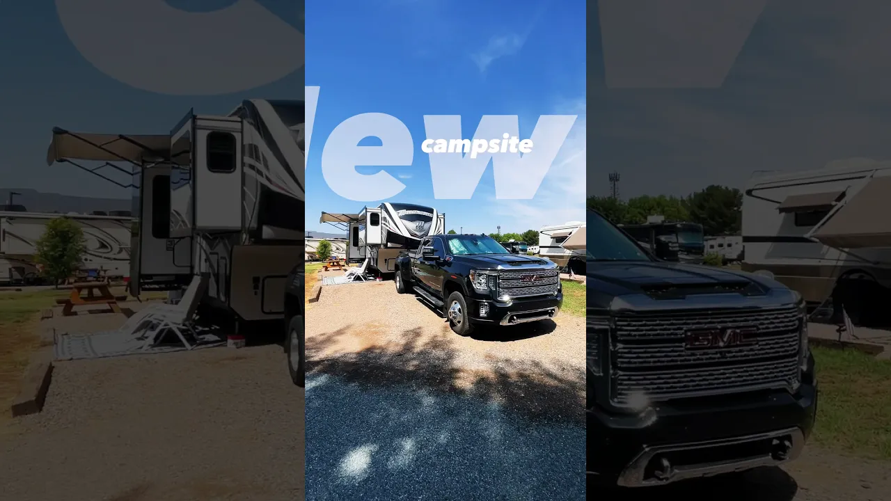Chillin on our new campsite. #rv #rvliving #rvlifestyle #adventuretravel