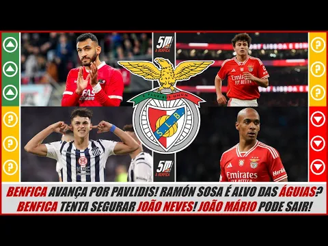 Download MP3 Benfica avança por Pavlidis! ● Ramón Sousa apontado às águias! ● Benfica quer segurar João Neves!