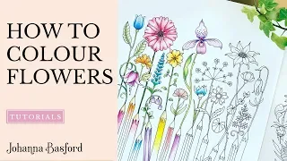 Colouring Tutorial How to Colour Flowers