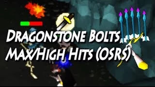 Dragon Bolts Hits Oldschool Runescape