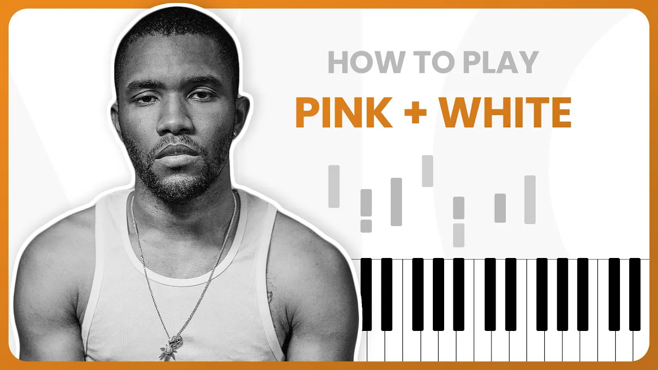 How To Play Pink + White By Frank Ocean On Piano - Piano Tutorial (PART 1)