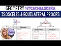 Geometry - Isosceles and Equilateral Proofs
