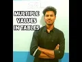 Lecture-7 How to insert multiple values in table in MySql In Hindi