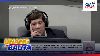 FPRRD, muling nasilayan ng publiko nang dumalo sa 3rd Status Conference... | Unang Hirit