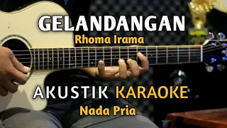 gelandangan rhoma irama akustik karaoke nada pria 