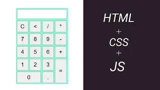 How To Calculator Basic Html Css Js Speed Code