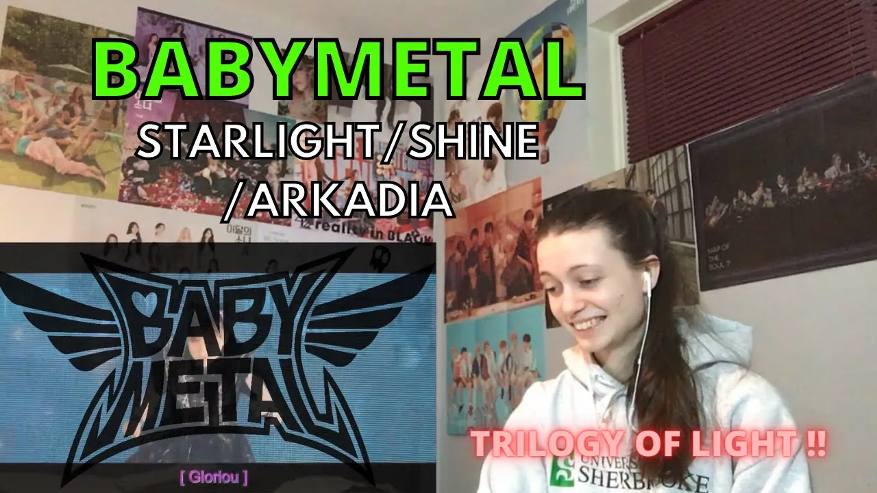 Reaction to BABYMETAL "STARLIGHT", "SHINE" and "ARKADIA"