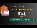 Setup Web Server on AWS EC2 Instance using Apache2