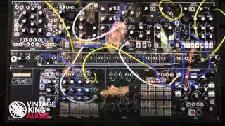 basics of modular synths w black and gold system