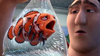a fish that gave its life to save its child finding nemo 