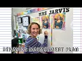 Elementary Art Behavior Management Plan