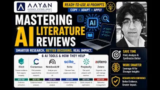 AI Literature Review Made Easy 6 Essential AI Tools Ready-to-Use Prompts
