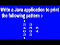 Number pattern in java Knowledge Light