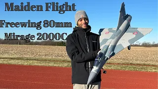 *Maiden Flight* Freewing Mirage 2000C 80mm EDF Jet