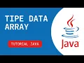 Tutorial Pemrograman Bahasa Java Dasar Tipe Data Array