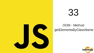 Javascript Tutorial in Hindi - 33 DOM Method getElementsByClassName in Javascript