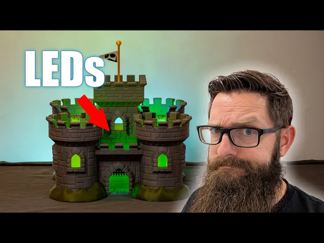 Glowing Castle Lamp & Tabletop Fortress video thumbnail