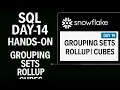 Grouping Sets Rollup Cube In SQL Hands On - Day 14