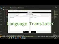 Make a language translator with python