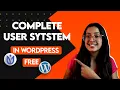 Complete User Registration Login System in WordPress