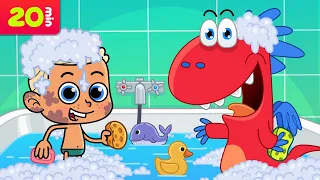 Piosenka Kąpielowa 🛁 (wersja 2026) | Piosenki dla dzieci 🎶 20 minut | Smok Edzio