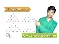 Printing Different Pyramid Patterns of Numbers and Stars in C HINDI ForBeginners