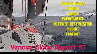 Vendee Globe Report 57 Videos From Onboard MALIZIA, PAPREC, VULNERABLE, MACSF, LAZARE, FORTINET more