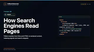 How Search Engines Read Pages Explained FullStack Masterclass Frontend SEO Course