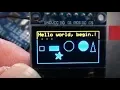 Arduino 0 96inch OLED 7pin 128x64 Blue and Yellow