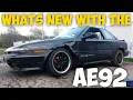 New part installs on the 1989 Toyota Corolla GTS coupe Ae92 Replace these on yours