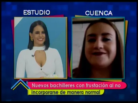 Nuevos bachilleres con frustración al no incorporarse de manera normal