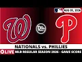 NATIONALS VS PHILLIES MLB Game Score Radio Play-by-Play - AUG 05 2026