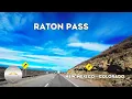 Raton Pass on the Colorado - New Mexico Border Raton to Trinidad 4K