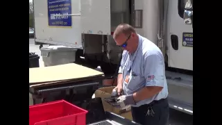 Unishred on-site hard drive destruction demonstration