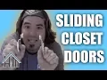 How to install replace slider closet doors and track Easy Home Mender