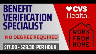 Benefit Verification Specialist - CVS Health