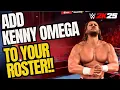 How to Add Kenny Omega to WWE 2K25 Realistic Attributes AI Moveset